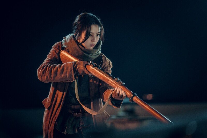 韩韶禧之前在《以吾之名》中转型打女，这次她在新剧中也有许多动作戏。