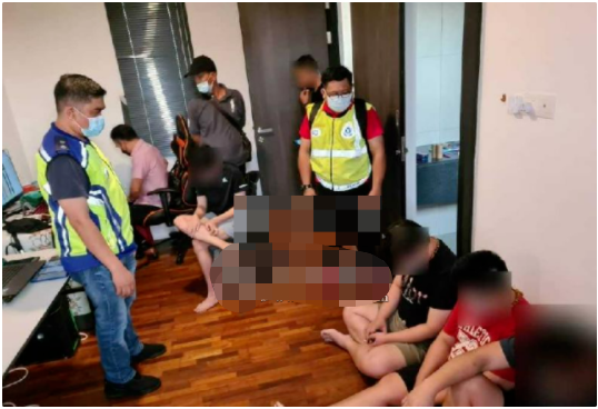 马来西亚警方捣毁一网赌中心逮4名"菜农”