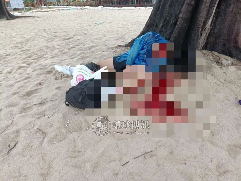 西港海滩中国男子自杀视频流出...